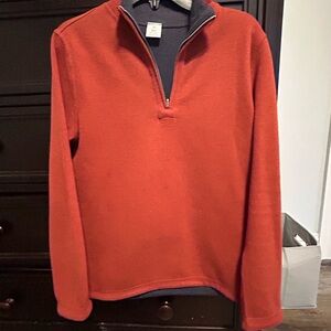 Boys 1/4 Zip Pullover - Class Club - Rust - M/10-12